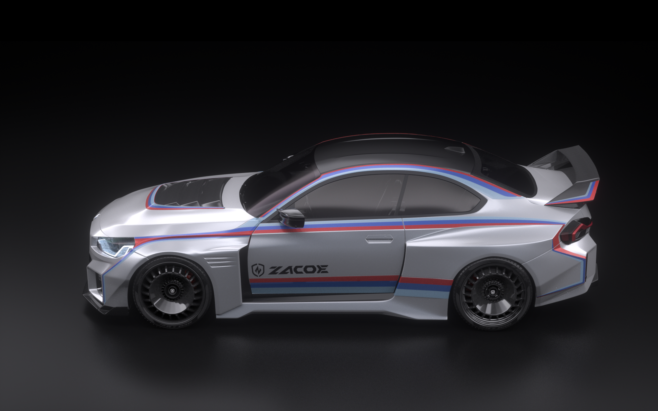 360degree viewer BMW 330i with bodykit by ZACOE