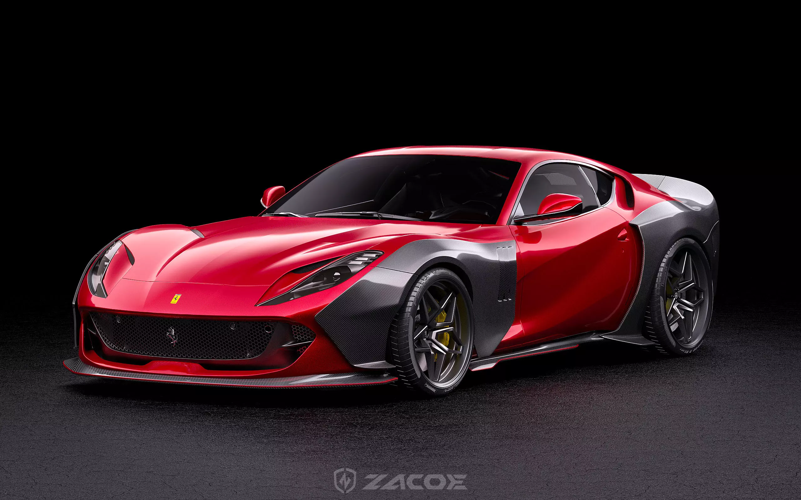 Ferrari 812 Superfast  Carbon Fiber Widebody kit ZACOE