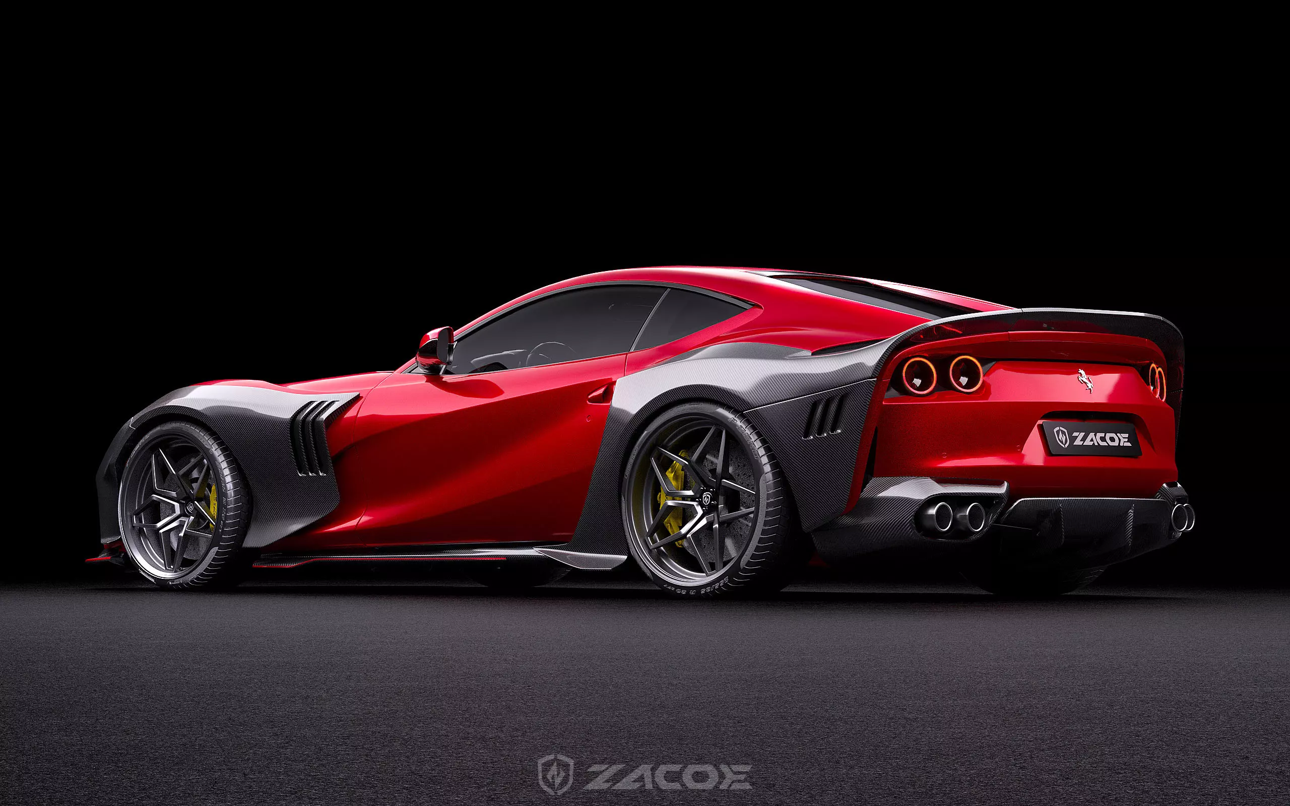 Ferrari 812 Superfast  Carbon Fiber Widebody kit ZACOE