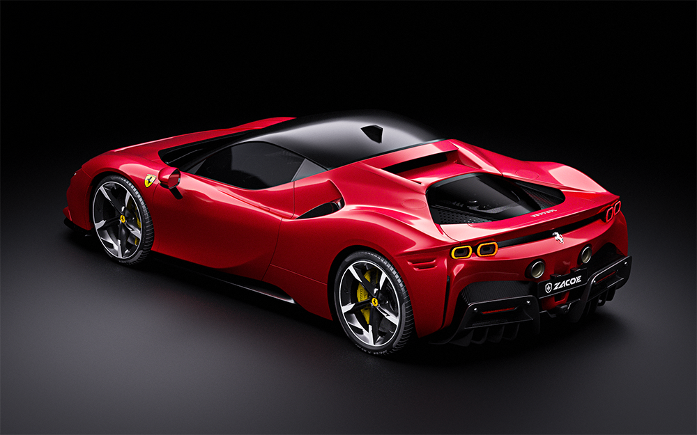 Ferrari sf90-stradale-carbon-fiber-widebody-kit