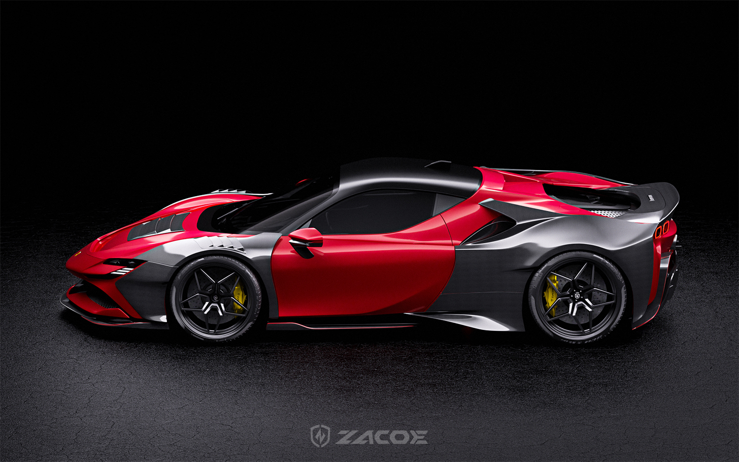 Ferrari sf90-stradale-carbon-fiber-widebody-kit