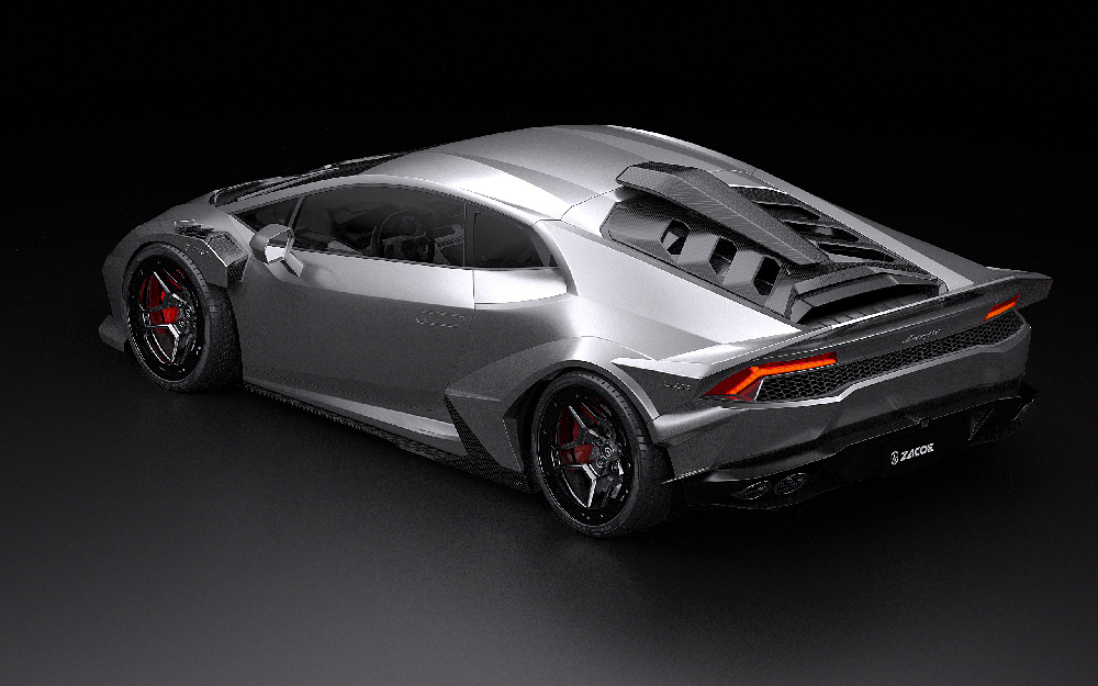 Lamborghini Huracan LP610 with bodykit by ZACOE