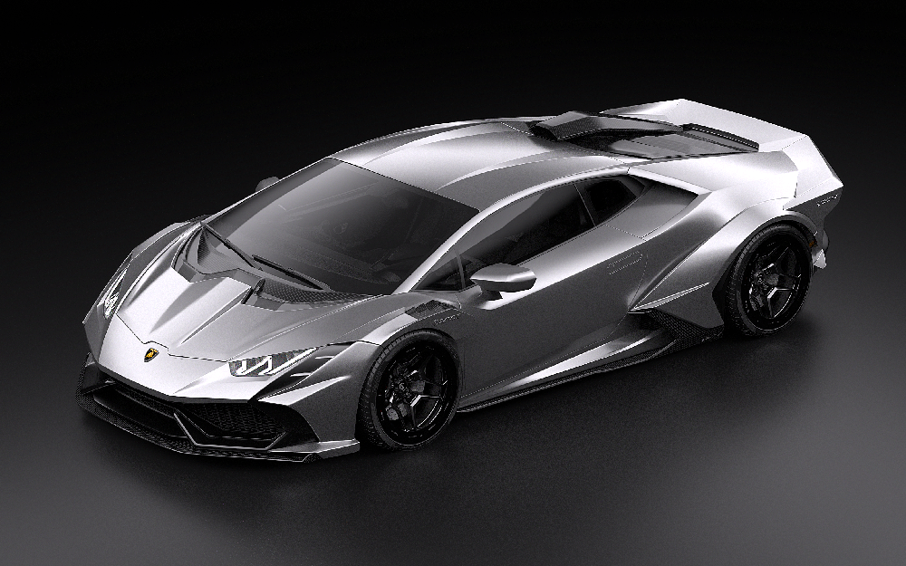 Lamborghini Huracan LP610 with bodykit by ZACOE