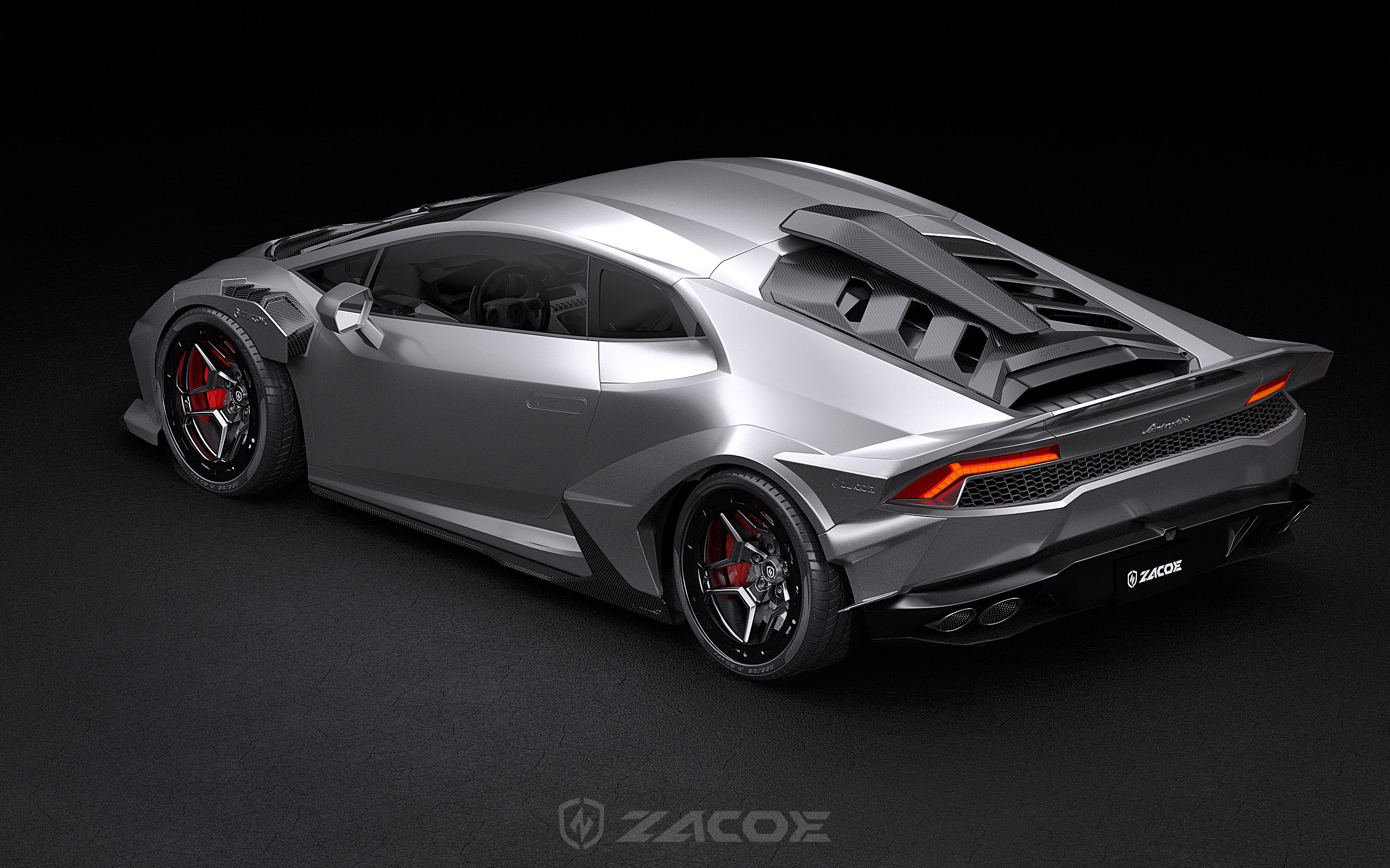 Lamborghini Huracan LP610-4 Carbon Fiber Wide Body ZACOE